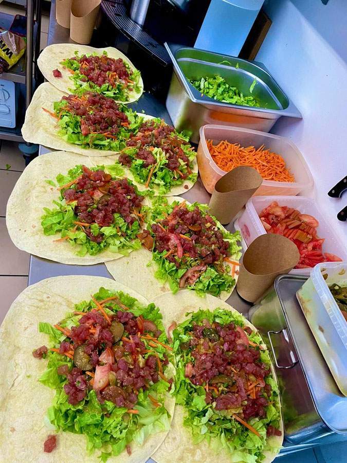 spécialité de thon cru Saint-Pierre