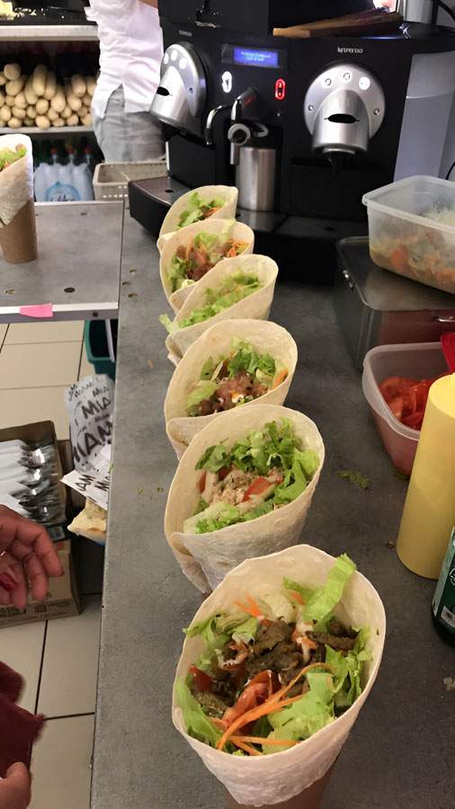 Wrap bien garnis Saint-Pierre